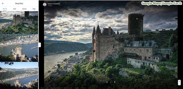 GoogleMaps : Burg Katz